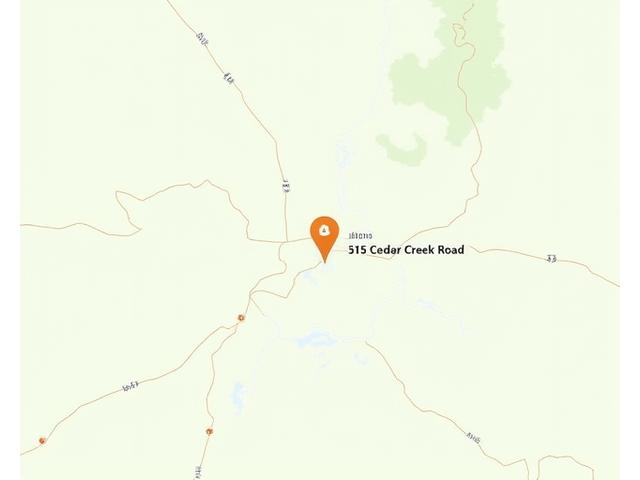 Map showing LuminaraVerdiant Bloom office at 315 Cedar Creek Road, Austin, TX